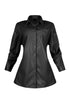 Lorene Faux Leather Mini Dress